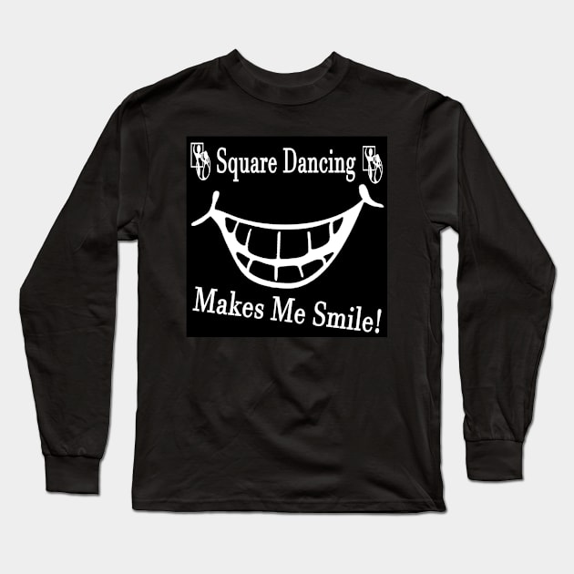 Makes Me Smile Mask Long Sleeve T-Shirt by DWHT71